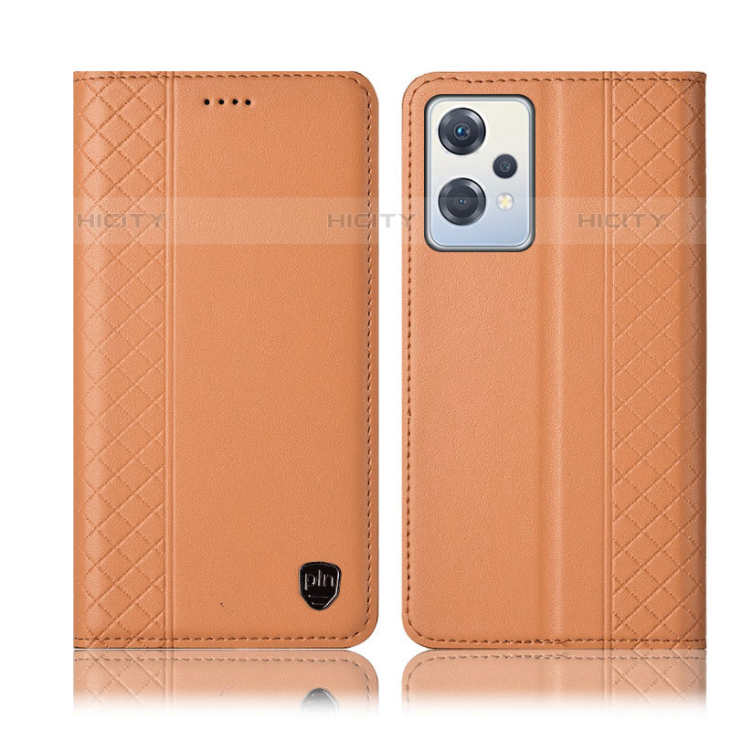 Handytasche Stand Schutzhülle Flip Leder Hülle H07P für OnePlus Nord CE 2 Lite 5G Orange