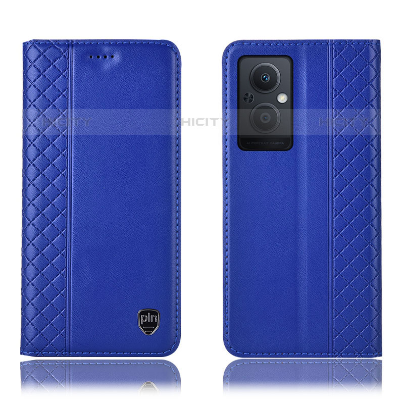 Handytasche Stand Schutzhülle Flip Leder Hülle H07P für OnePlus Nord N20 5G Blau Plus