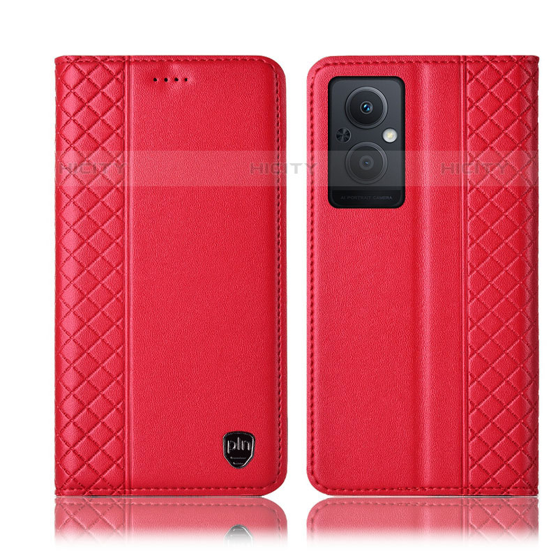 Handytasche Stand Schutzhülle Flip Leder Hülle H07P für OnePlus Nord N20 5G Rot