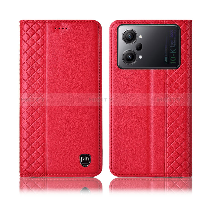 Handytasche Stand Schutzhülle Flip Leder Hülle H07P für Oppo K10 Pro 5G Rot Plus