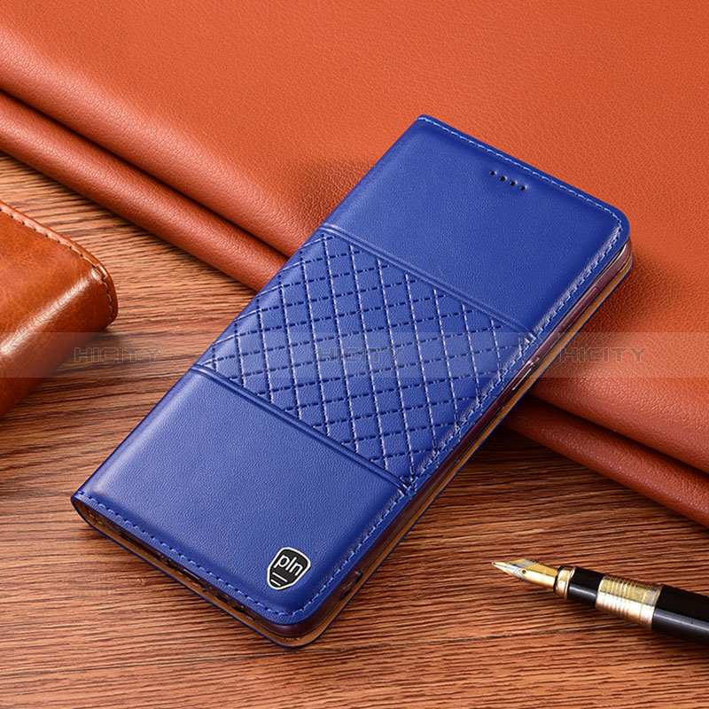 Handytasche Stand Schutzhülle Flip Leder Hülle H07P für Samsung Galaxy A20e Blau