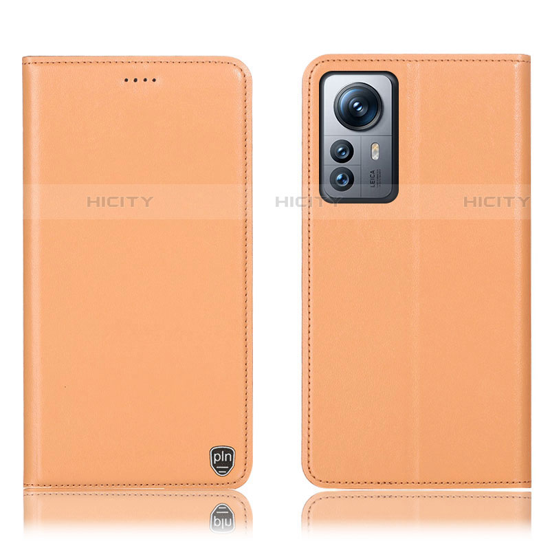 Handytasche Stand Schutzhülle Flip Leder Hülle H07P für Xiaomi Mi 12 Lite 5G Orange