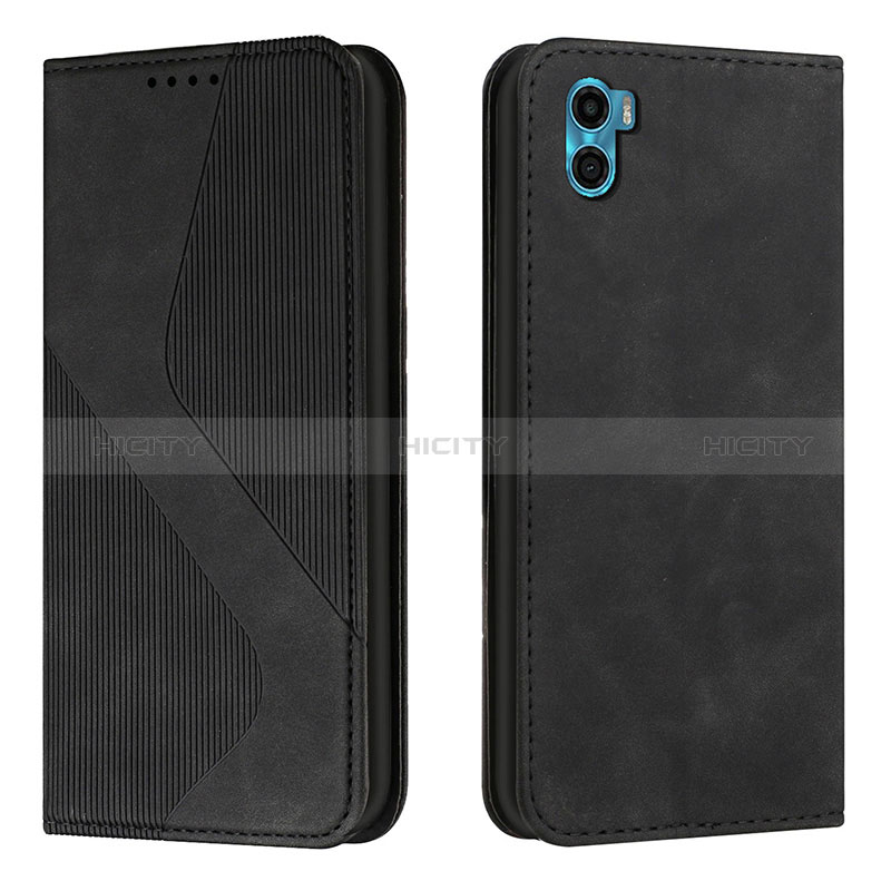 Handytasche Stand Schutzhülle Flip Leder Hülle H07X für Motorola Moto E22S