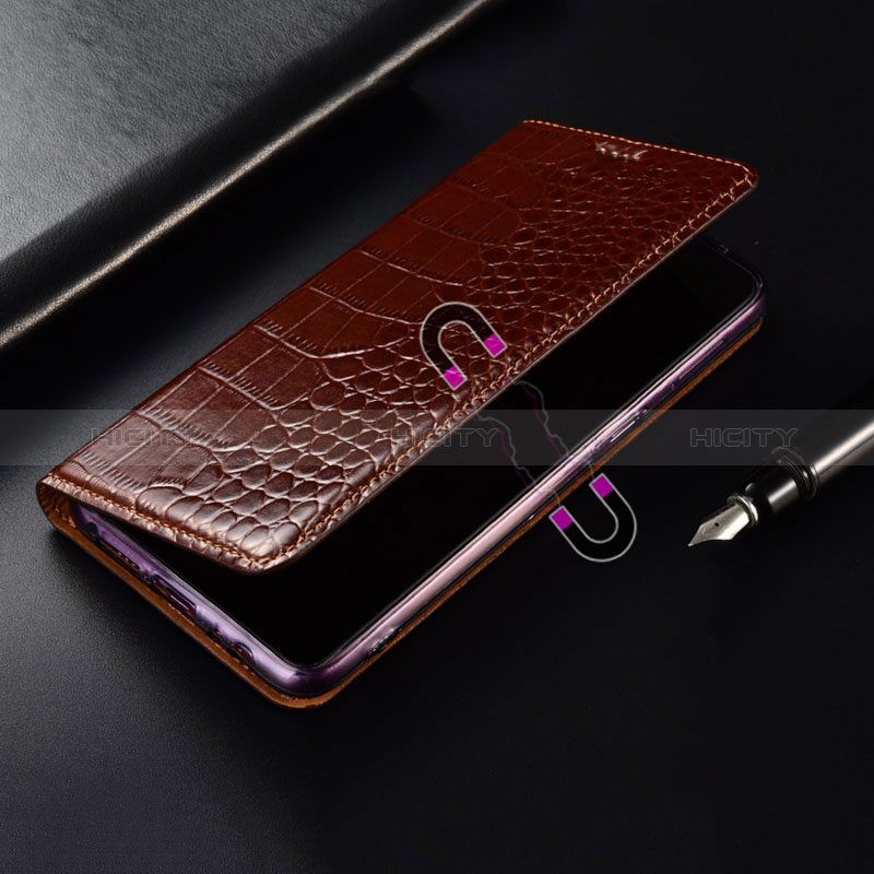 Handytasche Stand Schutzhülle Flip Leder Hülle H08P für Apple iPhone 11 Pro groß