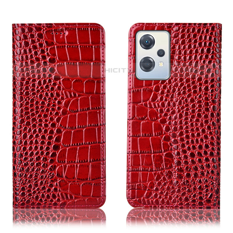 Handytasche Stand Schutzhülle Flip Leder Hülle H08P für OnePlus Nord CE 2 Lite 5G Rot Plus