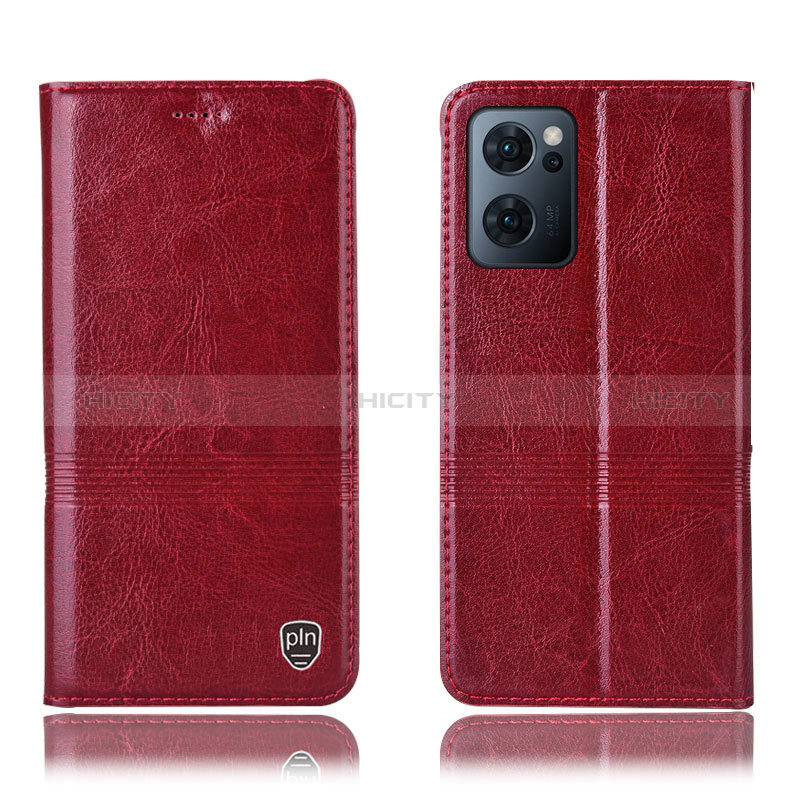 Handytasche Stand Schutzhülle Flip Leder Hülle H09P für OnePlus Nord CE 2 5G Rot Plus