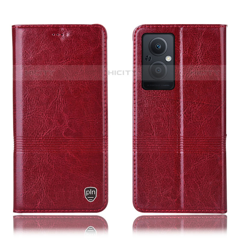 Handytasche Stand Schutzhülle Flip Leder Hülle H09P für OnePlus Nord N20 5G Rot Plus