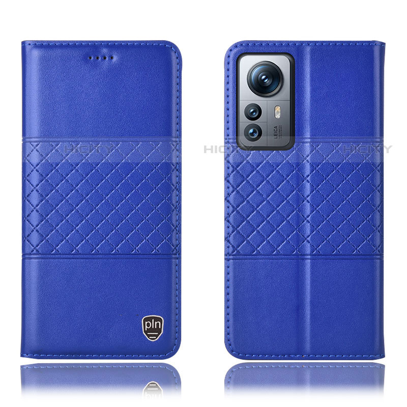 Handytasche Stand Schutzhülle Flip Leder Hülle H09P für Xiaomi Mi 12 Lite 5G Blau