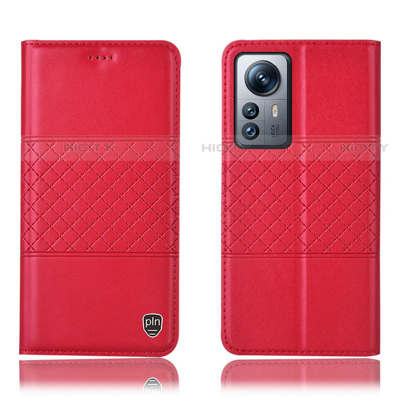 Handytasche Stand Schutzhülle Flip Leder Hülle H09P für Xiaomi Mi 12 Lite 5G Rot