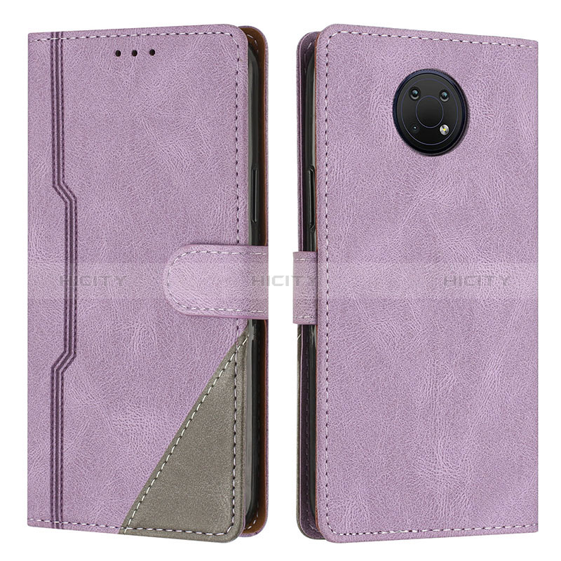 Handytasche Stand Schutzhülle Flip Leder Hülle H09X für Nokia G10 Violett Plus