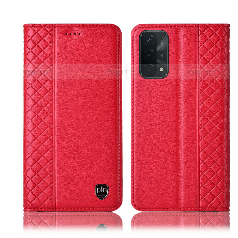 Handytasche Stand Schutzhülle Flip Leder Hülle H10P für OnePlus Nord N200 5G Rot