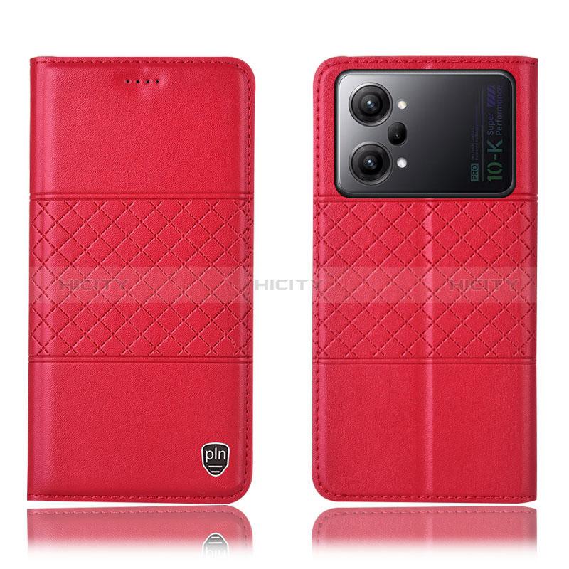 Handytasche Stand Schutzhülle Flip Leder Hülle H10P für Oppo K10 Pro 5G Rot