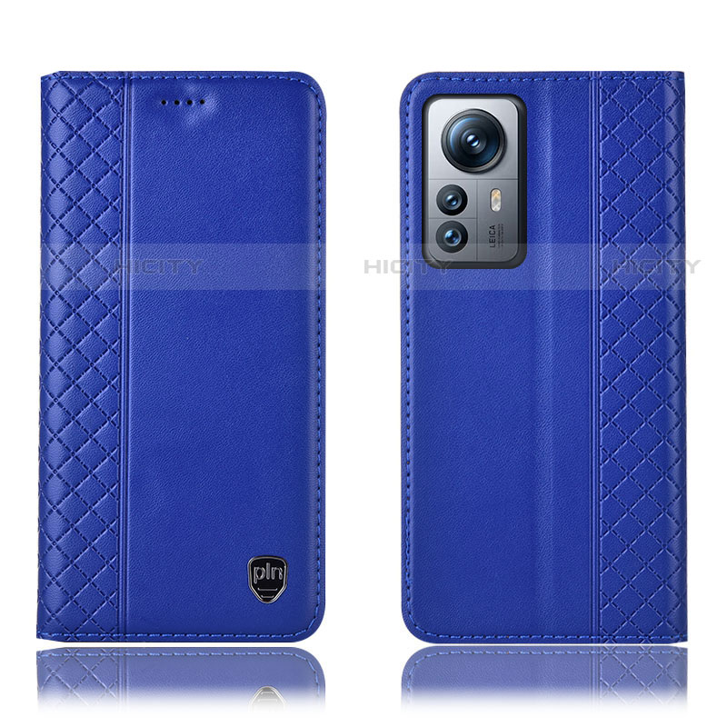 Handytasche Stand Schutzhülle Flip Leder Hülle H10P für Xiaomi Mi 12 Lite 5G Blau