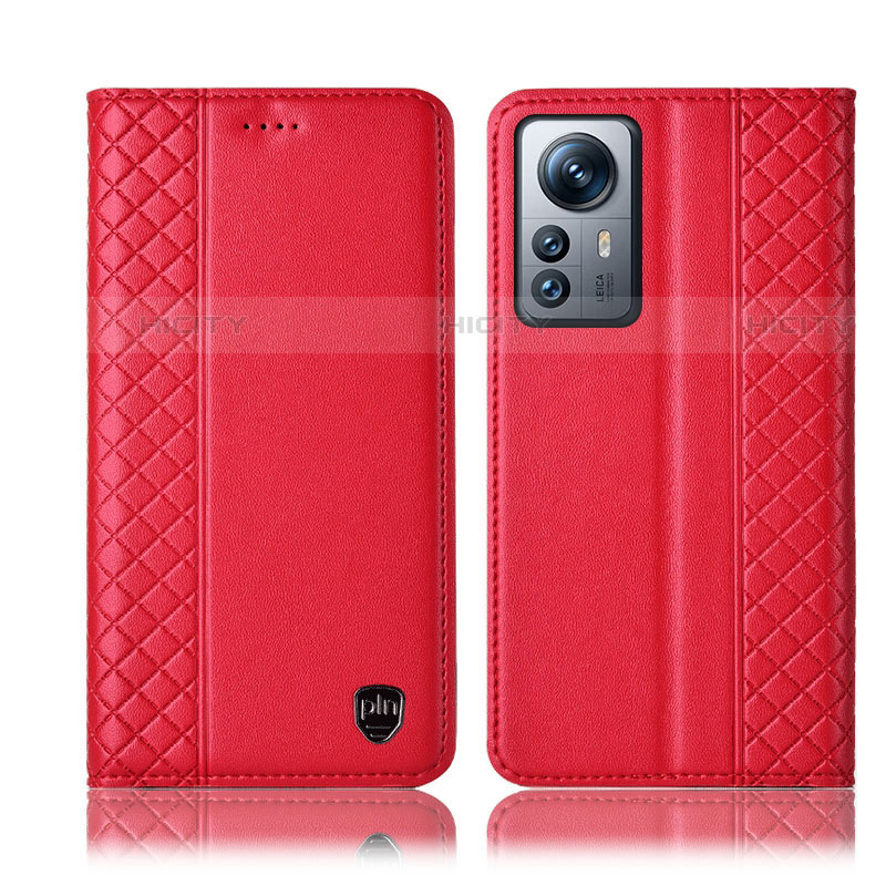 Handytasche Stand Schutzhülle Flip Leder Hülle H10P für Xiaomi Mi 12 Lite 5G Rot