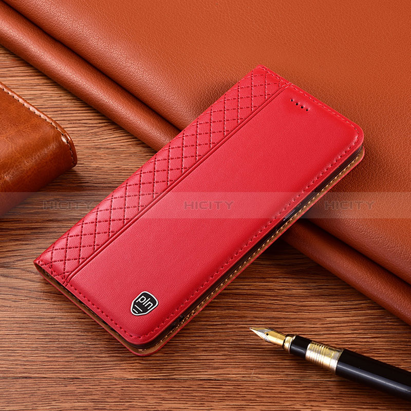 Handytasche Stand Schutzhülle Flip Leder Hülle H10P für Xiaomi Poco M4 Pro 5G Rot Plus