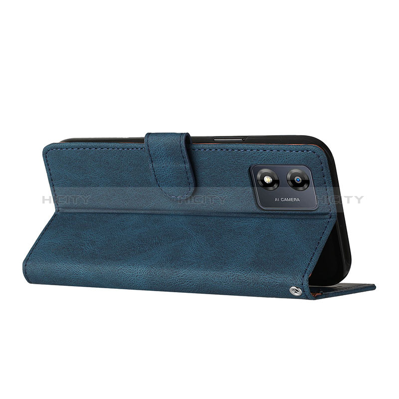 Handytasche Stand Schutzhülle Flip Leder Hülle H10X für Motorola Moto E13