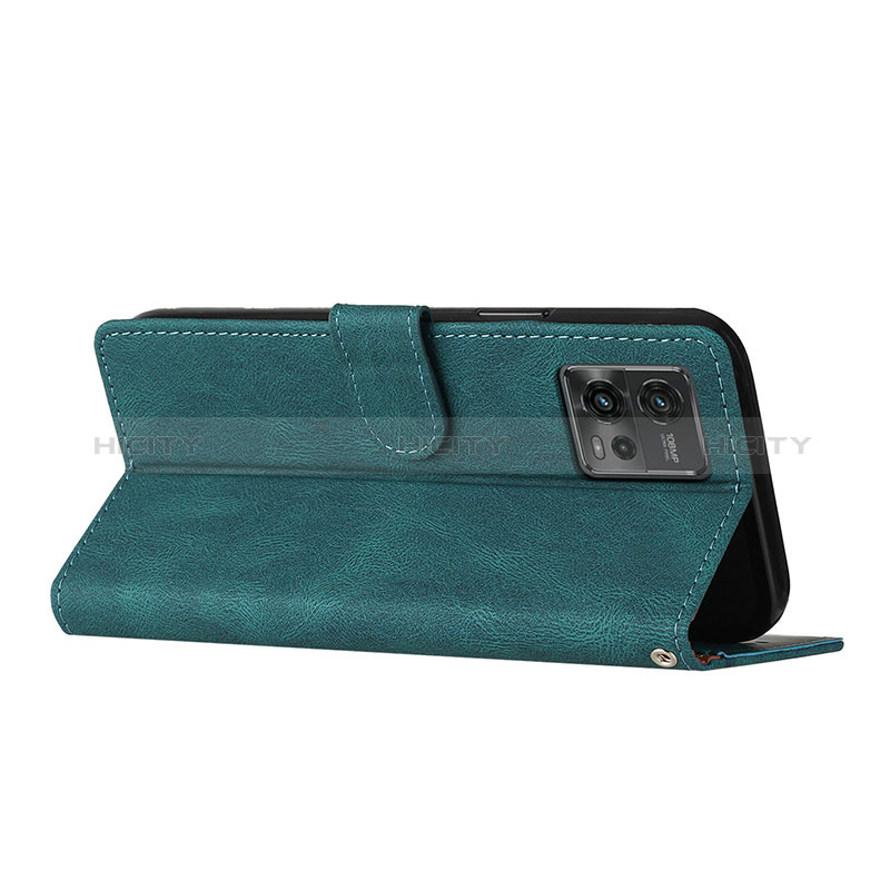 Handytasche Stand Schutzhülle Flip Leder Hülle H10X für Motorola Moto G72