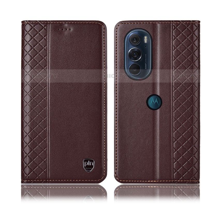 Handytasche Stand Schutzhülle Flip Leder Hülle H11P für Motorola Moto Edge Plus (2022) 5G groß