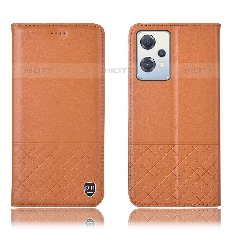 Handytasche Stand Schutzhülle Flip Leder Hülle H11P für Oppo K10X 5G Orange Plus