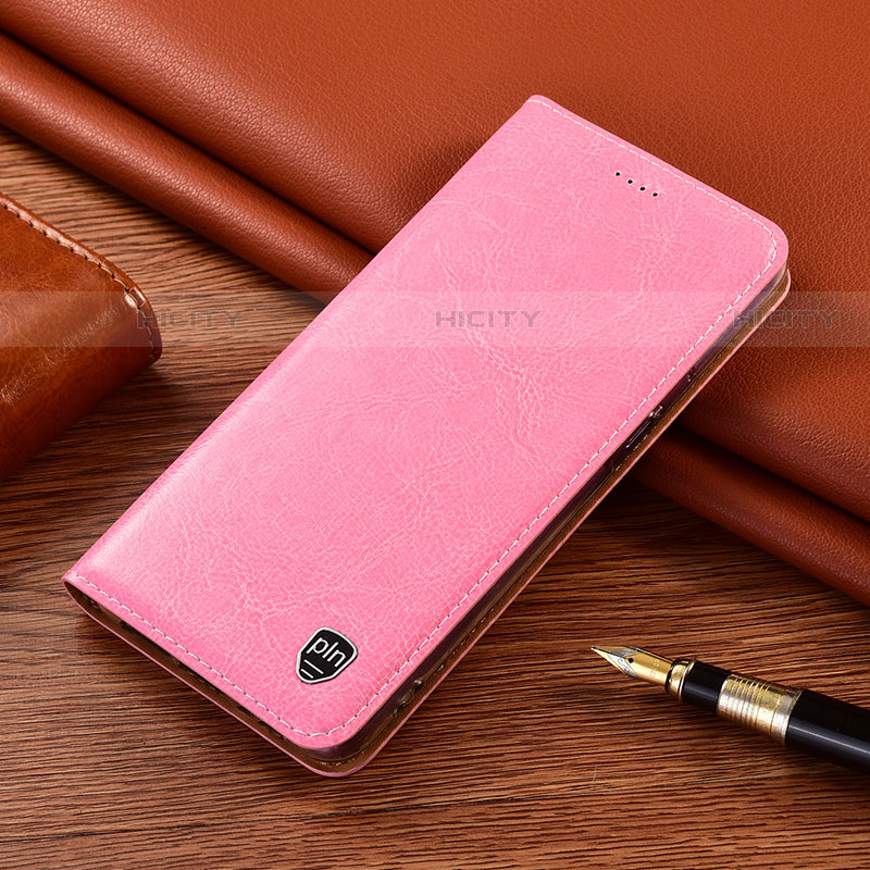 Handytasche Stand Schutzhülle Flip Leder Hülle H11P für Samsung Galaxy S21 Ultra 5G Rosegold Plus