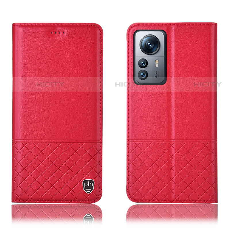 Handytasche Stand Schutzhülle Flip Leder Hülle H11P für Xiaomi Mi 12S 5G Rot