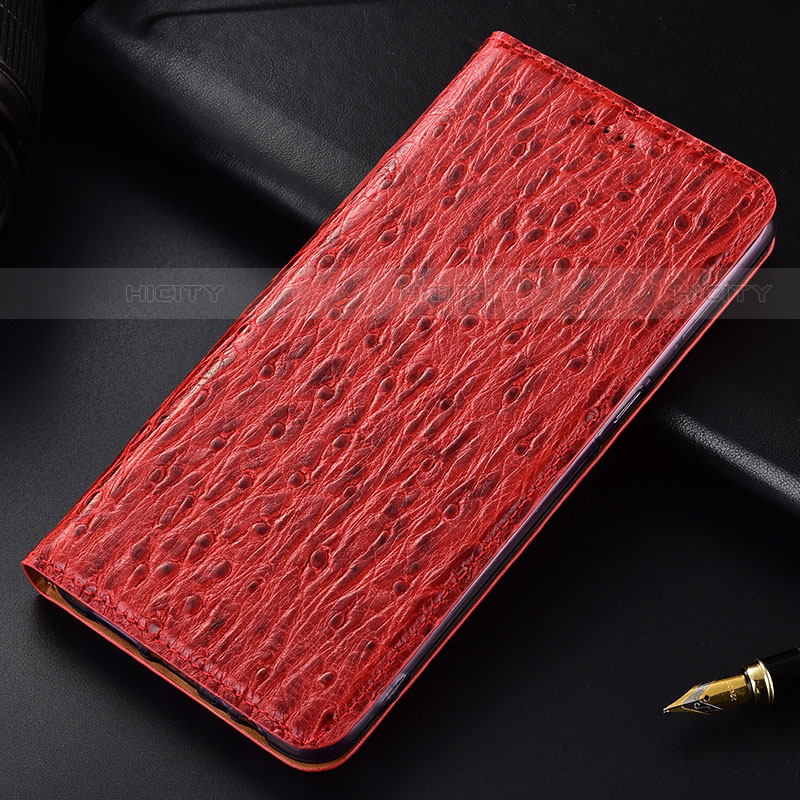 Handytasche Stand Schutzhülle Flip Leder Hülle H15P für Motorola Moto Edge S 5G Rot