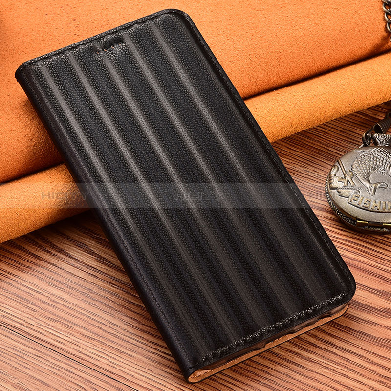 Handytasche Stand Schutzhülle Flip Leder Hülle H15P für Samsung Galaxy A04s Schwarz Plus