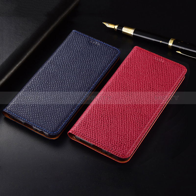 Handytasche Stand Schutzhülle Flip Leder Hülle H15P für Samsung Galaxy A11 groß