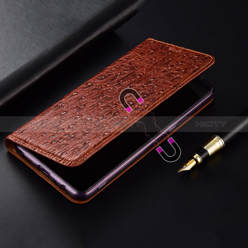 Handytasche Stand Schutzhülle Flip Leder Hülle H15P für Samsung Galaxy A12 Nacho groß