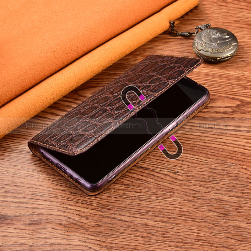 Handytasche Stand Schutzhülle Flip Leder Hülle H16P für Motorola Moto G72