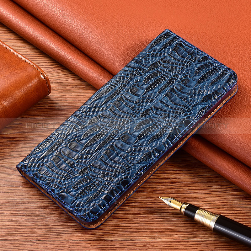 Handytasche Stand Schutzhülle Flip Leder Hülle H17P für Samsung Galaxy A01 Core Blau Plus