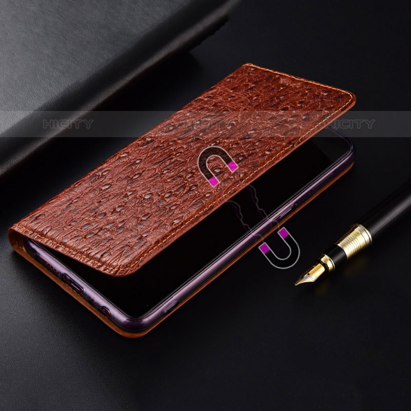 Handytasche Stand Schutzhülle Flip Leder Hülle H18P für Oppo A55S 5G groß