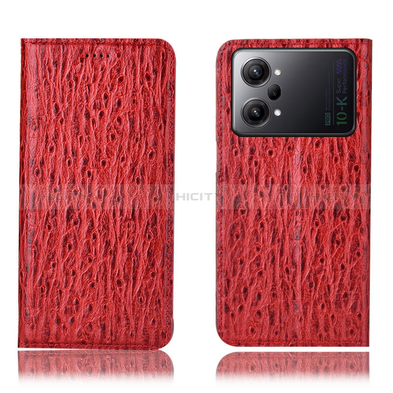 Handytasche Stand Schutzhülle Flip Leder Hülle H18P für Oppo K10 Pro 5G Rot