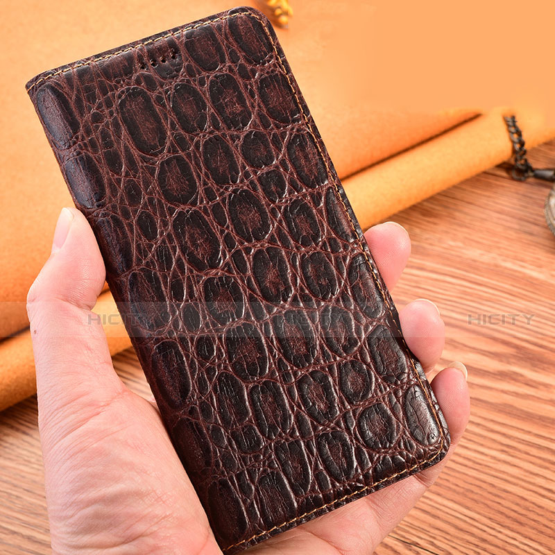 Handytasche Stand Schutzhülle Flip Leder Hülle H19P für Motorola Moto Edge 30 Pro 5G groß