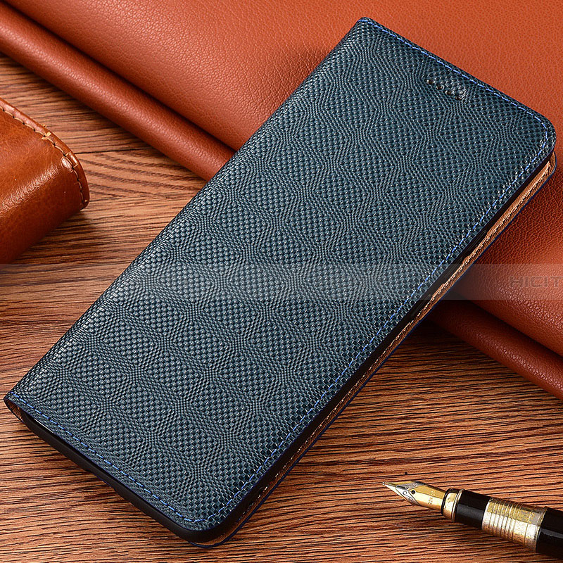 Handytasche Stand Schutzhülle Flip Leder Hülle H20P für Samsung Galaxy A32 4G groß