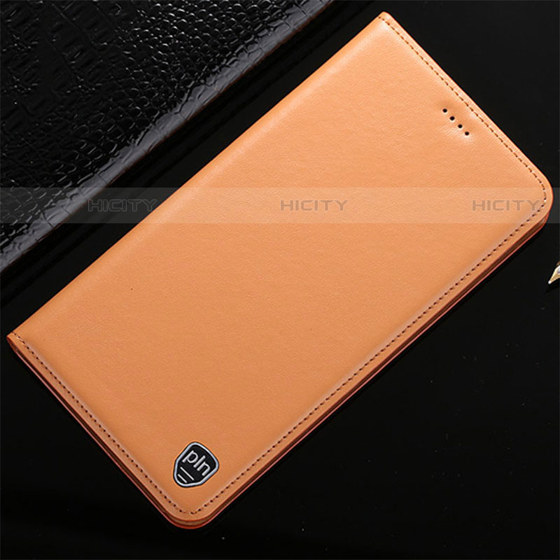 Handytasche Stand Schutzhülle Flip Leder Hülle H20P für Vivo iQOO 9 5G Orange