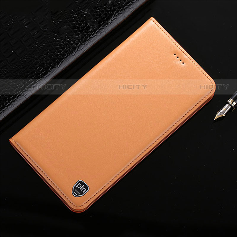 Handytasche Stand Schutzhülle Flip Leder Hülle H21P für Motorola Moto Edge 20 Lite 5G Orange