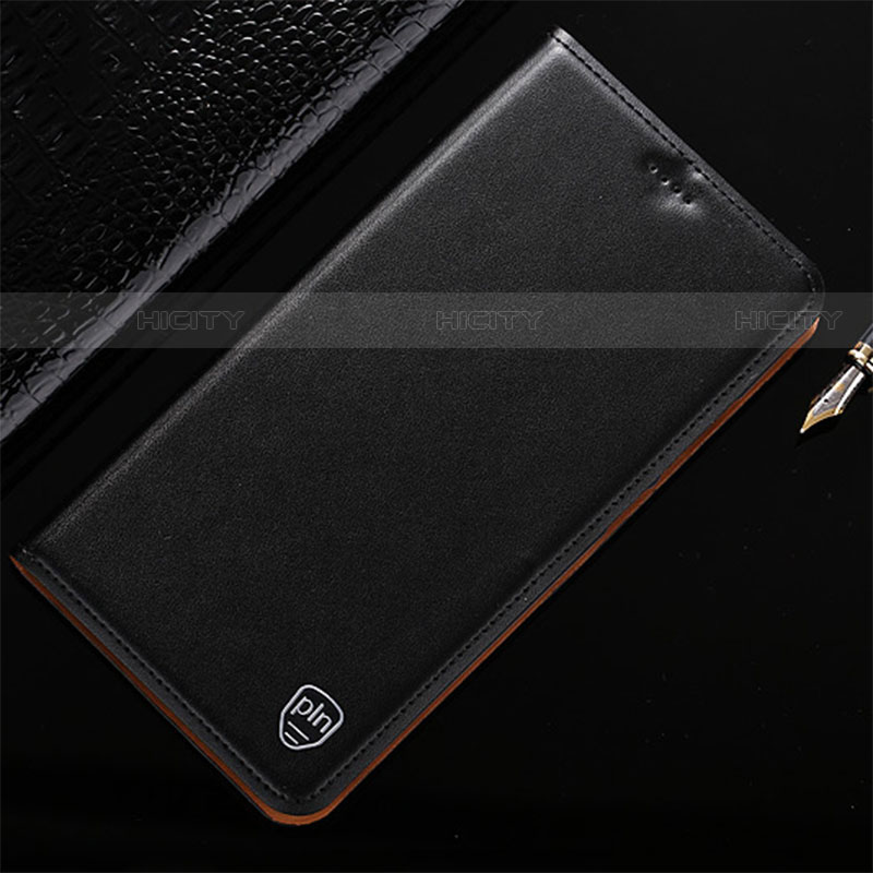 Handytasche Stand Schutzhülle Flip Leder Hülle H21P für Motorola Moto Edge 20 Lite 5G Schwarz