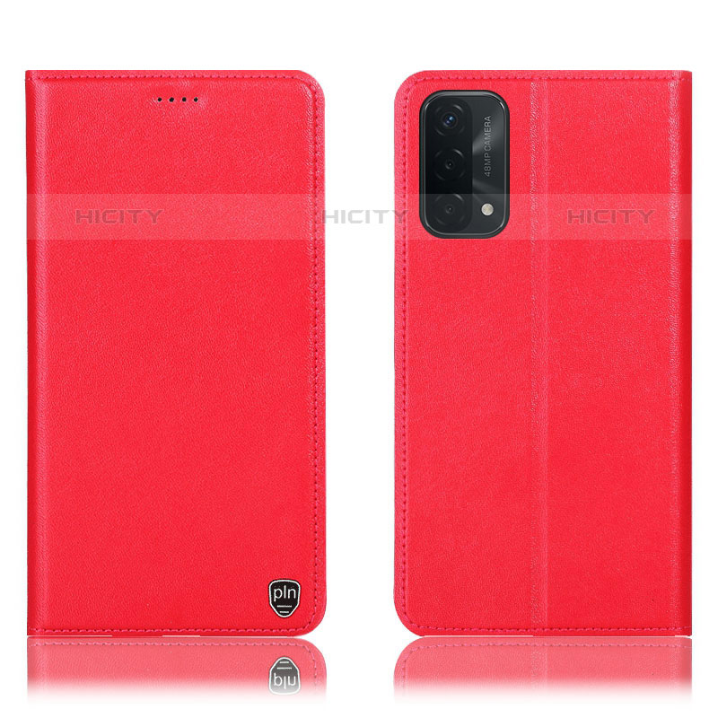 Handytasche Stand Schutzhülle Flip Leder Hülle H21P für OnePlus Nord N200 5G Rot