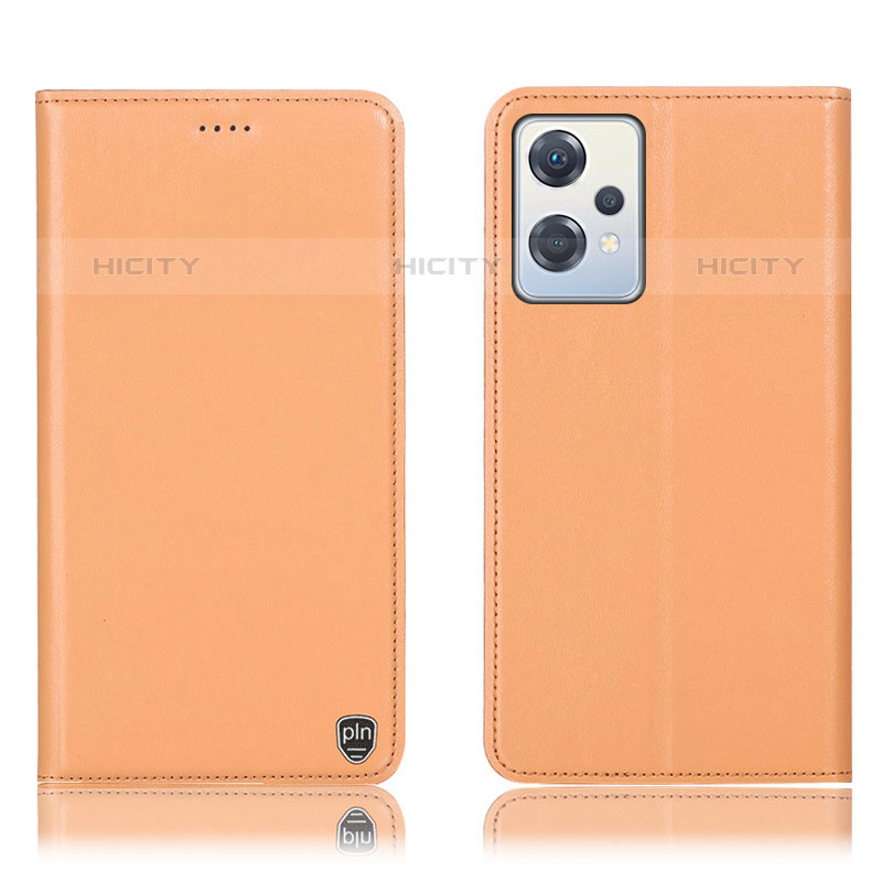 Handytasche Stand Schutzhülle Flip Leder Hülle H21P für Oppo K10X 5G Orange Plus