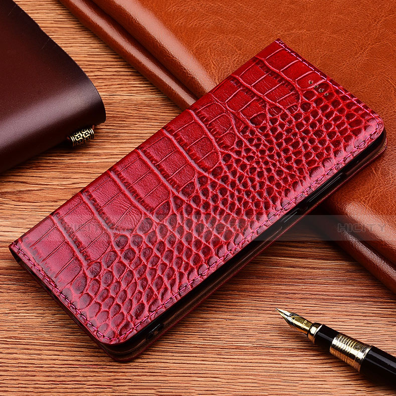 Handytasche Stand Schutzhülle Flip Leder Hülle H22 für Apple iPhone 14 Pro Max Rot Plus