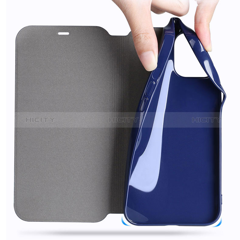 Handytasche Stand Schutzhülle Flip Leder Hülle H25 für Apple iPhone 15 groß