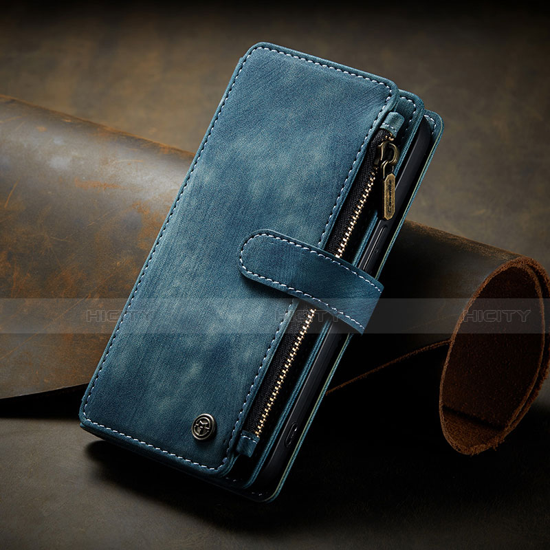 Handytasche Stand Schutzhülle Flip Leder Hülle H26 für Apple iPhone 13 Blau