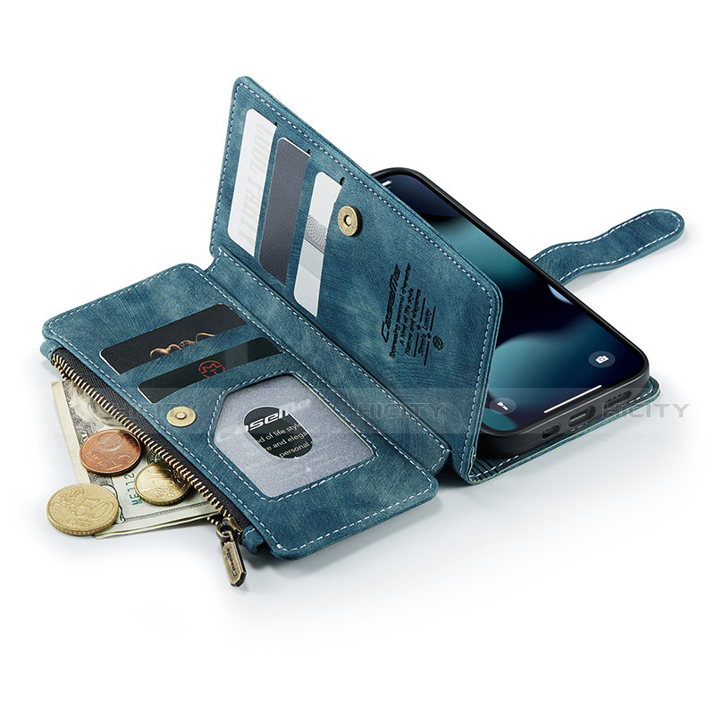 Handytasche Stand Schutzhülle Flip Leder Hülle H27 für Apple iPhone 13 Pro