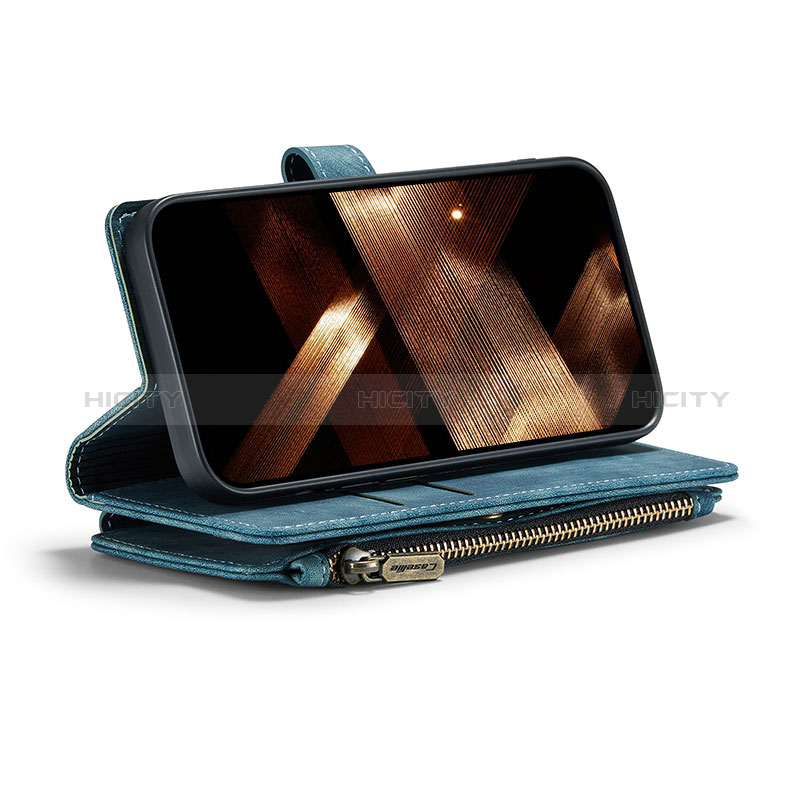 Handytasche Stand Schutzhülle Flip Leder Hülle H27 für Apple iPhone 14 Pro Max groß