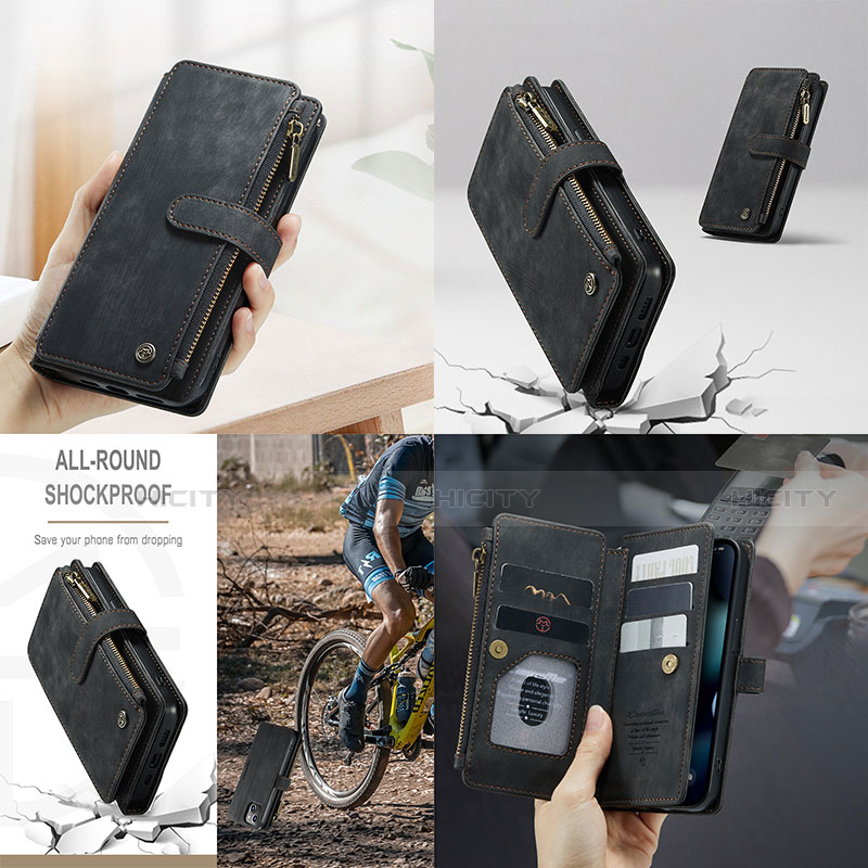 Handytasche Stand Schutzhülle Flip Leder Hülle H28 für Apple iPhone 13 Pro