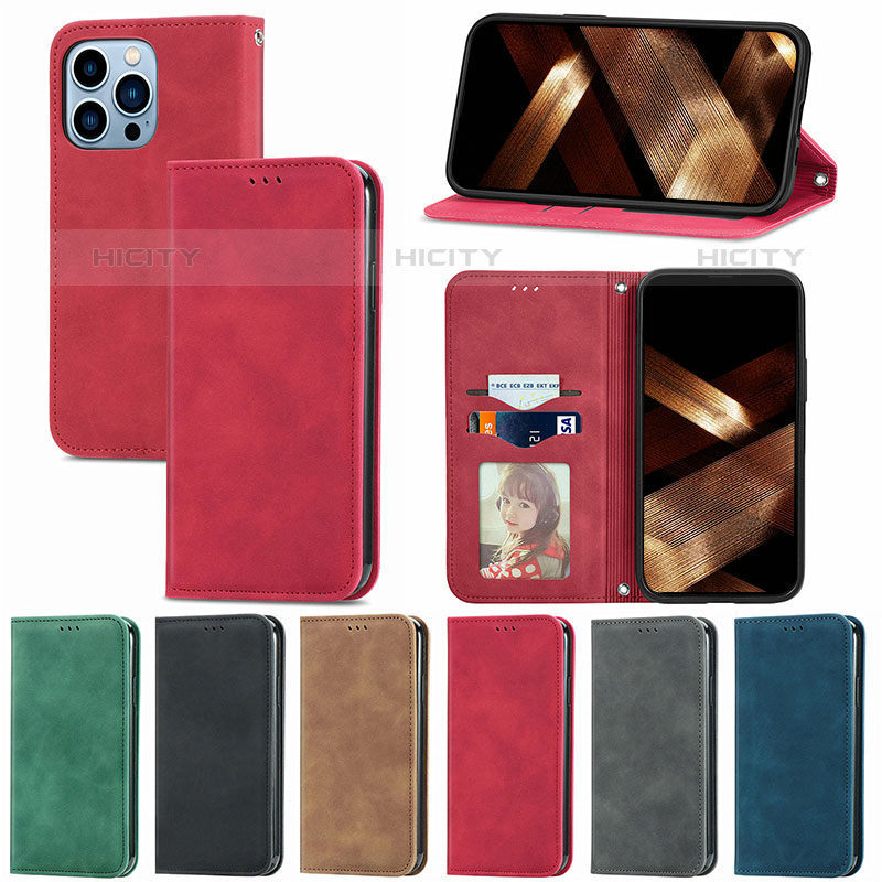 Handytasche Stand Schutzhülle Flip Leder Hülle H30 für Apple iPhone 15 Pro Max