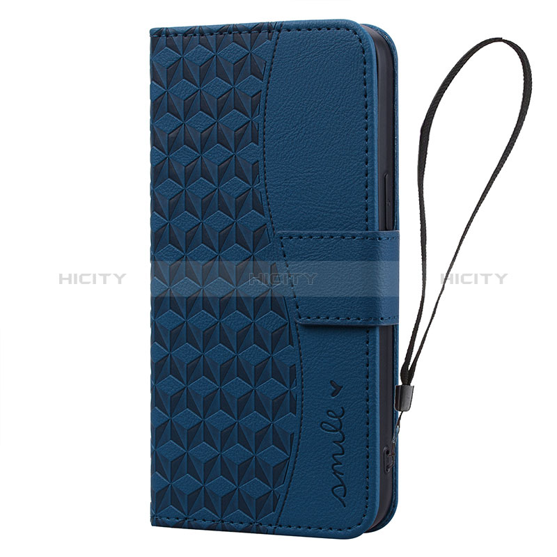 Handytasche Stand Schutzhülle Flip Leder Hülle HF2 für Apple iPhone 14 Blau