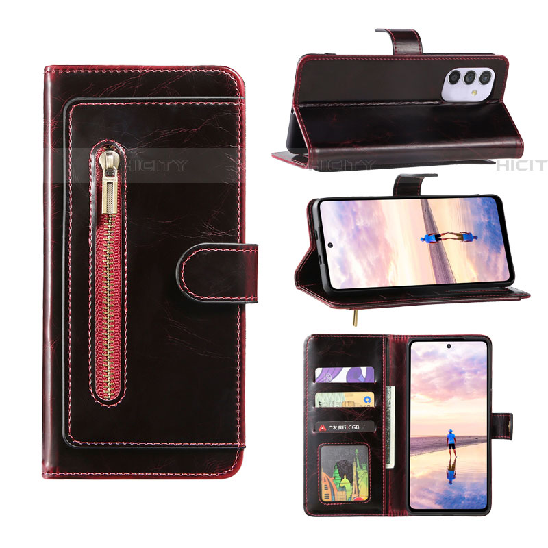 Handytasche Stand Schutzhülle Flip Leder Hülle JDK für Samsung Galaxy A24 4G groß