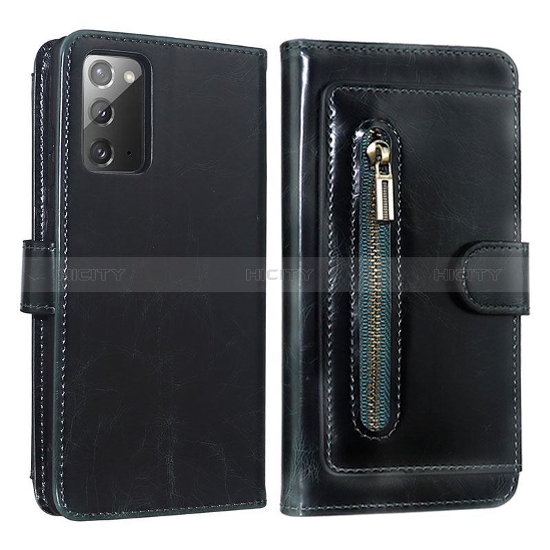 Handytasche Stand Schutzhülle Flip Leder Hülle JDK für Samsung Galaxy Note 20 5G Grün